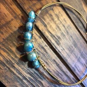 Guitar string Pearl Bangle
